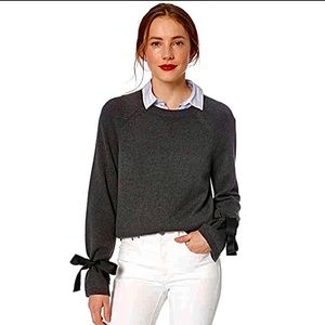 HOST PICK EUC J C Mercantile Bow Tie Sleeve Heathered Merino Wool …